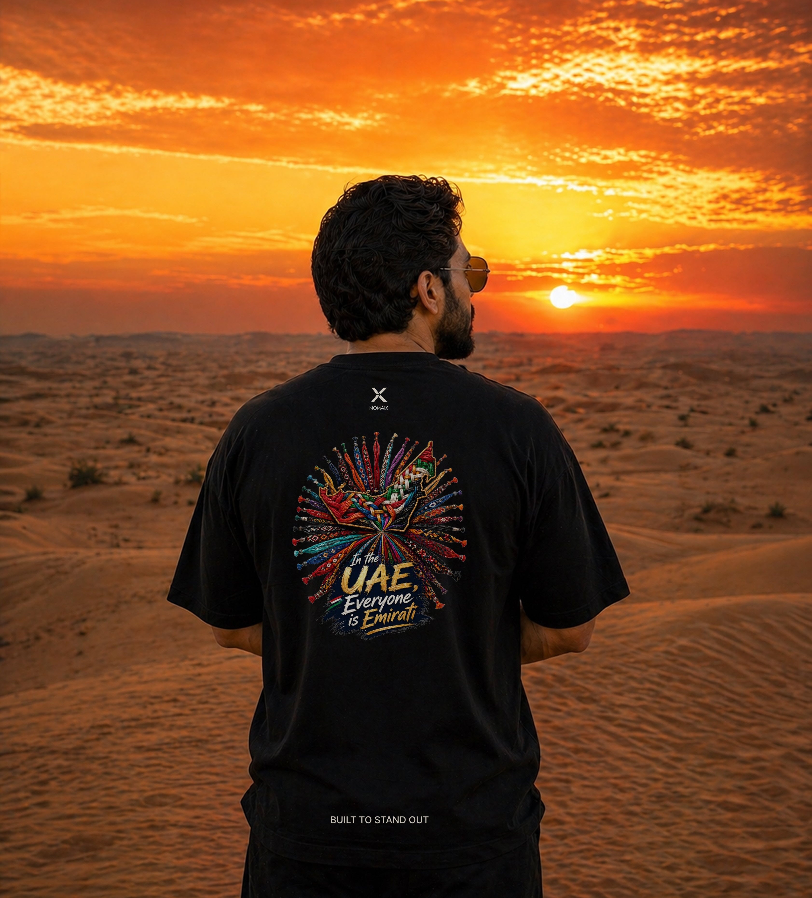 NOMAiX Everyone is Emirati Tee – Multicultural Threads | Limited